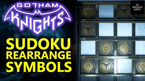 Gotham Knights Kane Industries Sudoku Rearrange The Symbols Puzzle