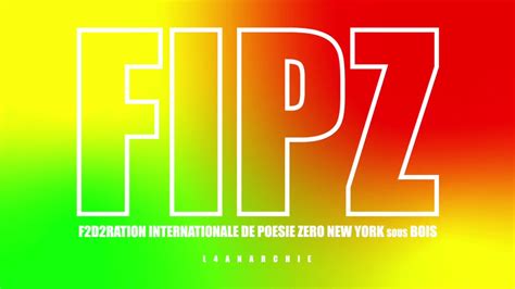 F D Ration Internationale De Poesie Zero New York Sous Bois