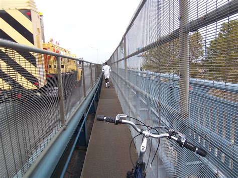 Cattle Chute North Walkway Ben Franklin Bridge Philly Bike