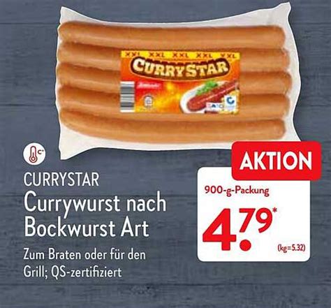 Currystar Currywurst Nach Bock Wurst Art Xxl Angebot Bei Aldi Nord