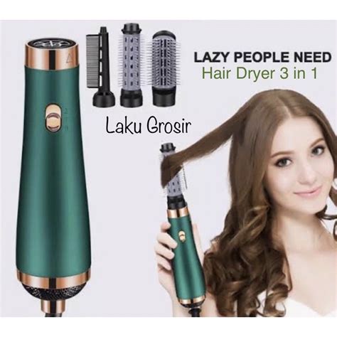 Jual Catok Sisir Pelurus Rambut Strightener Hair Dryer 3 In 1 A8