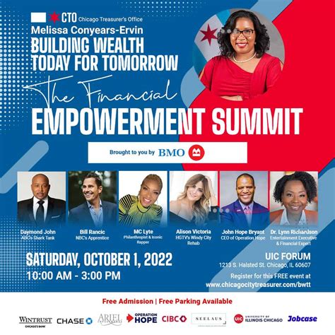 Chicago Treasurer Conyears Ervin And BMO To Host Financial Empowerment