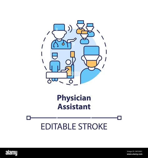 Physician assistant concept icon Stock Vector Image & Art - Alamy