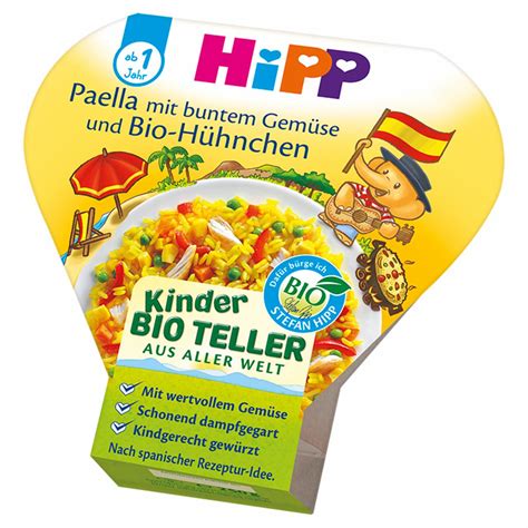 Hipp Bio Paella Z Kolorowymi Warzywami I Kurczakiem Po Roku G