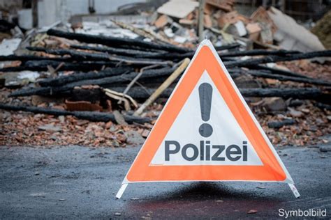 Brand in Kehrsatz BE Gebäude komplett zerstört