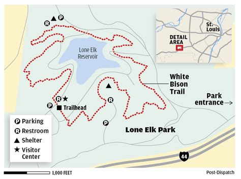 Lone Elk Park White Bison Trail | Health | stltoday.com