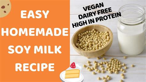 How To Make Soy Milk Gluten Free Vegan Sugar Free Youtube