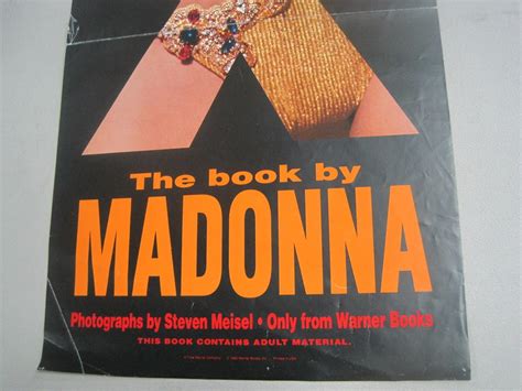 Vintage Original Madonna Sex Book Store Display Promo Poster Rare 1792627654