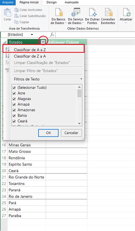 Colocar Em Ordem Alfab Tica Excel Guia Do Excel