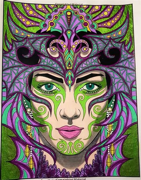 Pin By Sylvia Roy On Coloriages Femmes Fantasy Art Adult