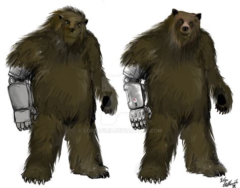 Sci Fi Bear Sketch By Lord4filip On Deviantart