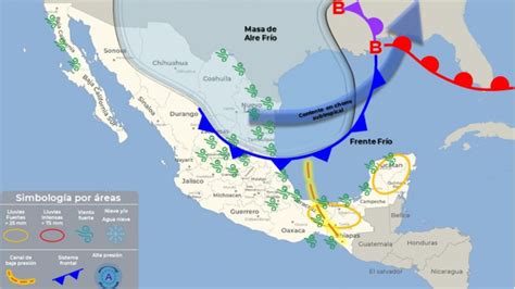 Frente Frío 36 ¿cuándo Entra Y Qué Estados Afectará En México Heraldo Deportes