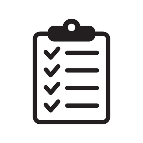 Clipboard Icon Checklist Icon Of An Approved Document Project