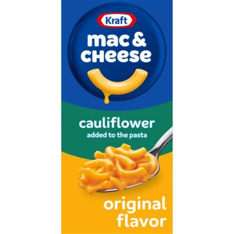 Kraft Original Mac N Cheese Macaroni And Cheese Dinner With Cauliflower