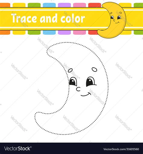 Trace Coloring Pages For Kids