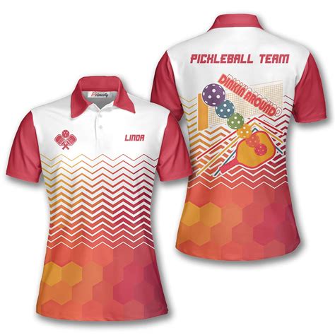 Sunset Sporty Pickleball Shirts For Women - Primesty