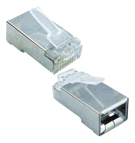 Conector Cat Rj Met Lico Blindado Terminal Pack Cuotas Sin Inter S