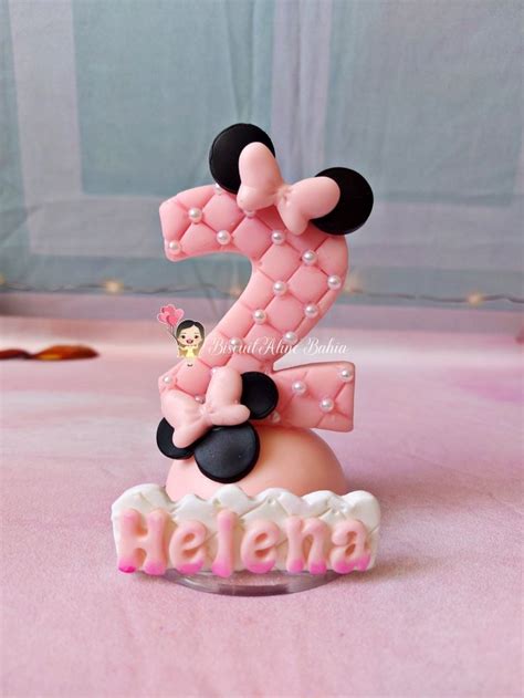 Vela Minnie Rosa Lembrancinhas De Casamento Em Biscuit Lembrancinhas