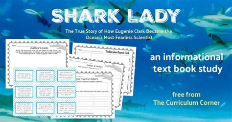 Book Study: Shark Lady - The Curriculum Corner 123