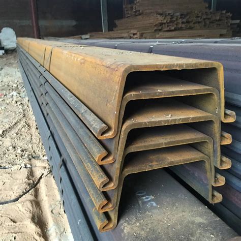 Larsen Steel Sheet Pile Steel Structure Sy295 Sy390 Building Material