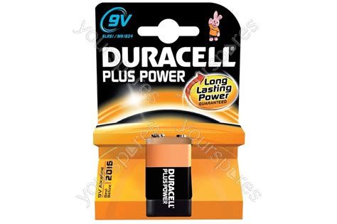 Duracell Plus Power Alkaline Batteries 9v Pp3 Single Pack 656 959uk By Duracell