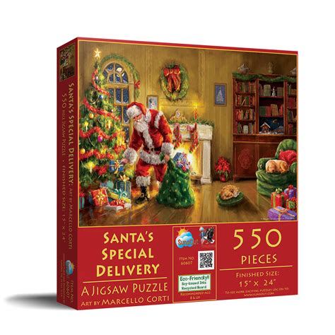 Santas Special Delivery 550 Pieces Sunsout Puzzle Warehouse