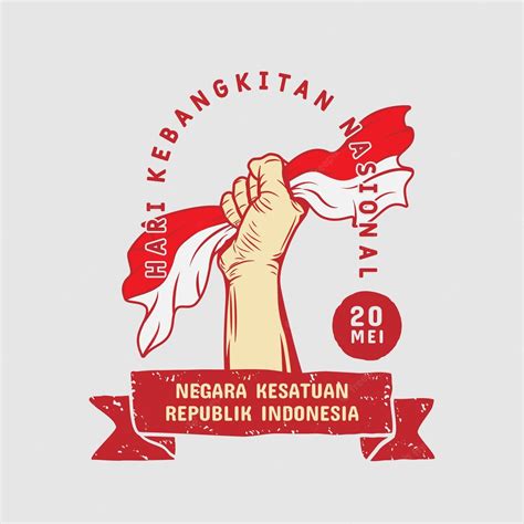 Premium Vector Hari Kebangkitan Nasional 20 Mei Translation May 20