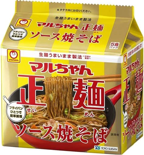 Amazon 《ケース》 東洋水産 マルちゃん正麺 焼そば 5食パック 550g×6個 インスタント袋麺 マルちゃん 焼きそば 通販