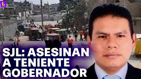 Habría sido extorsionado hace días Asesinan a teniente gobernador de