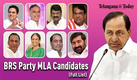 Brs Party Mla Candidates Telangana Assembly Elections Telangana