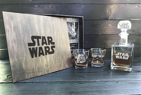 Star Wars Whiskey Decanter Set Personalized Decanter Set Gift For Men ...