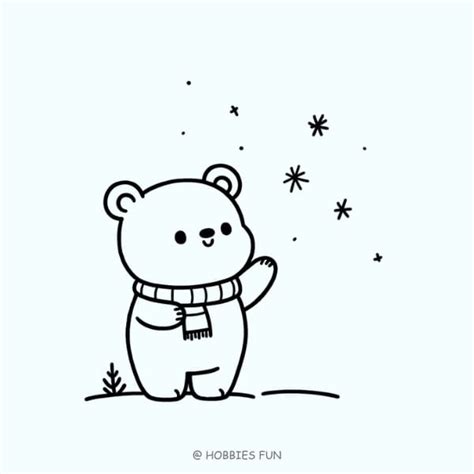 🐻 37 Easy Cute Bear Drawing Ideas