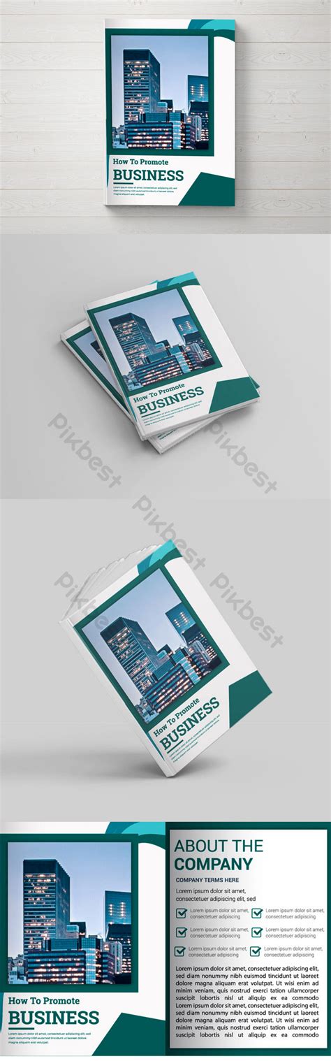 Corporate Business Bi-fold Brochure Template Design | AI Free Download ...