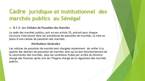 Thme La Procdure De Passation Des Marchs Publics