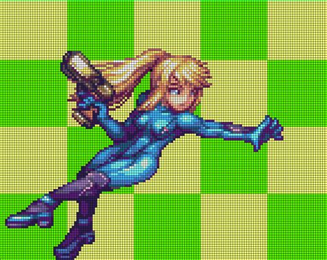 Zero Suit Samus Metroid Perler Bead Pattern Pearler Bead Patterns