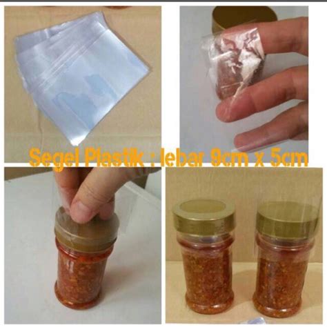 Jual Plastik Segel Tutup Botol Sambal 150ml Plastik Shrink Shopee