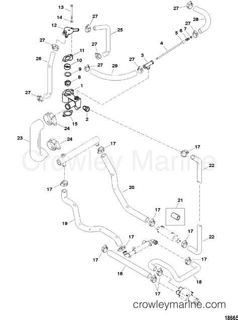 Thermostat Housing Race Stern Drive Efi Bravo I Na Mh