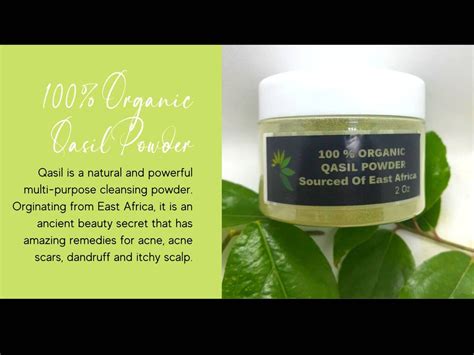 100% Organic Qasil Powder Pure Qasil Face Mask | Etsy