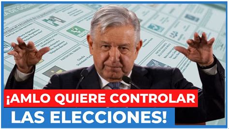 Amlo Tiene Miedo De Perder En El Y Por Eso Quiere Desaparecer Al