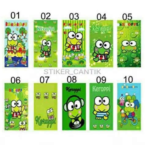 Jual Stiker Kulkas 1 Pintu Dan 2 Pintu Motif Keroppi Shopee Indonesia