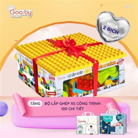 Bộ Quà Tặng Bỉm Gooby Hộp Lego Shopee Việt Nam