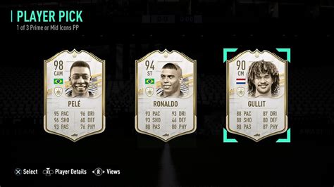 10 Of The Luckiest Icon Player Picks Middle Or Prime Icons Fifa 21