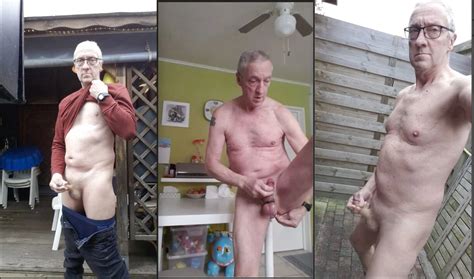 Exhibitionist Grandpa Aneros Assfuck Cumshot Sexshow Gay Daddy Daddy