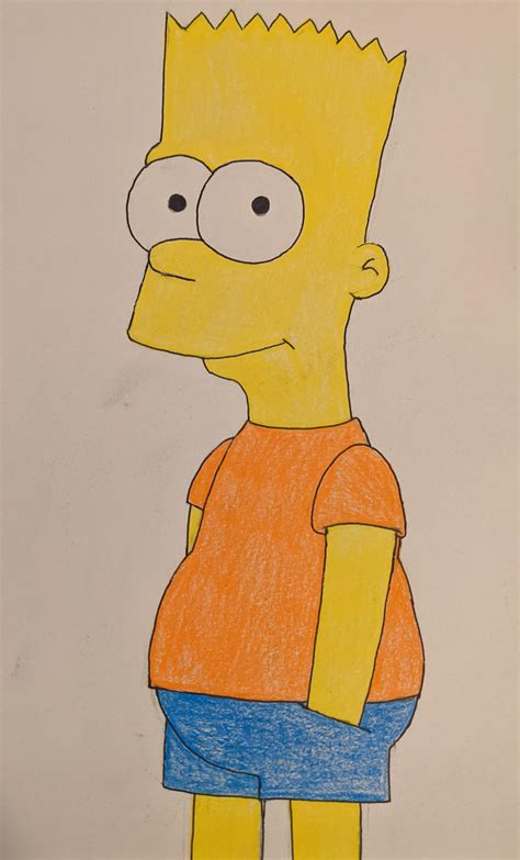 Bart Simpson drawing I did. : drawing