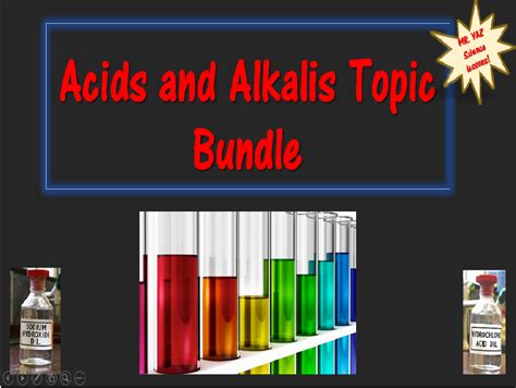 Acids And Alkalis Topic Bundle Ks3 Science Teaching Resources