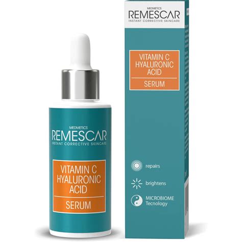 Remescar Serum Facial Vitamina C y Ácido Hialurónico 30ml FarmaciaMarket