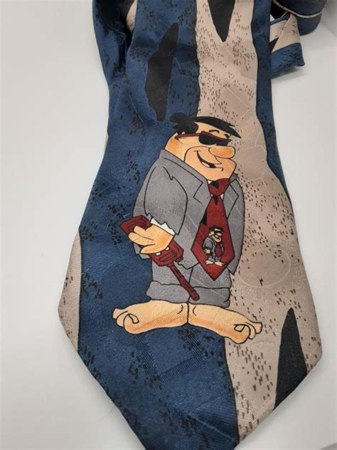 Men's Tie, Fred Flintstone 1995, Yabba Dabba Doo, Han… - Gem