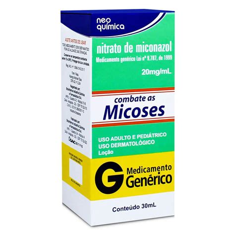 Nitrato De Miconazol 20mg Loção Com 30ml Neo Química Farma Direta