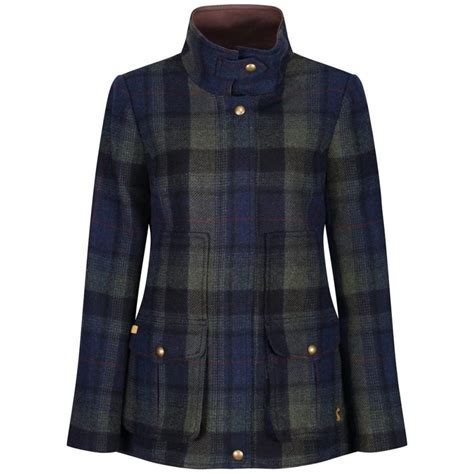 Joules Womens Fieldcoat Tweed Jacket Womens From Fearns Farm Uk