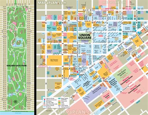 San Francisco Tourist Map Printable | Free Printable Maps